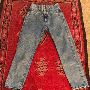 Sezane Blue Straight Leg Jeans